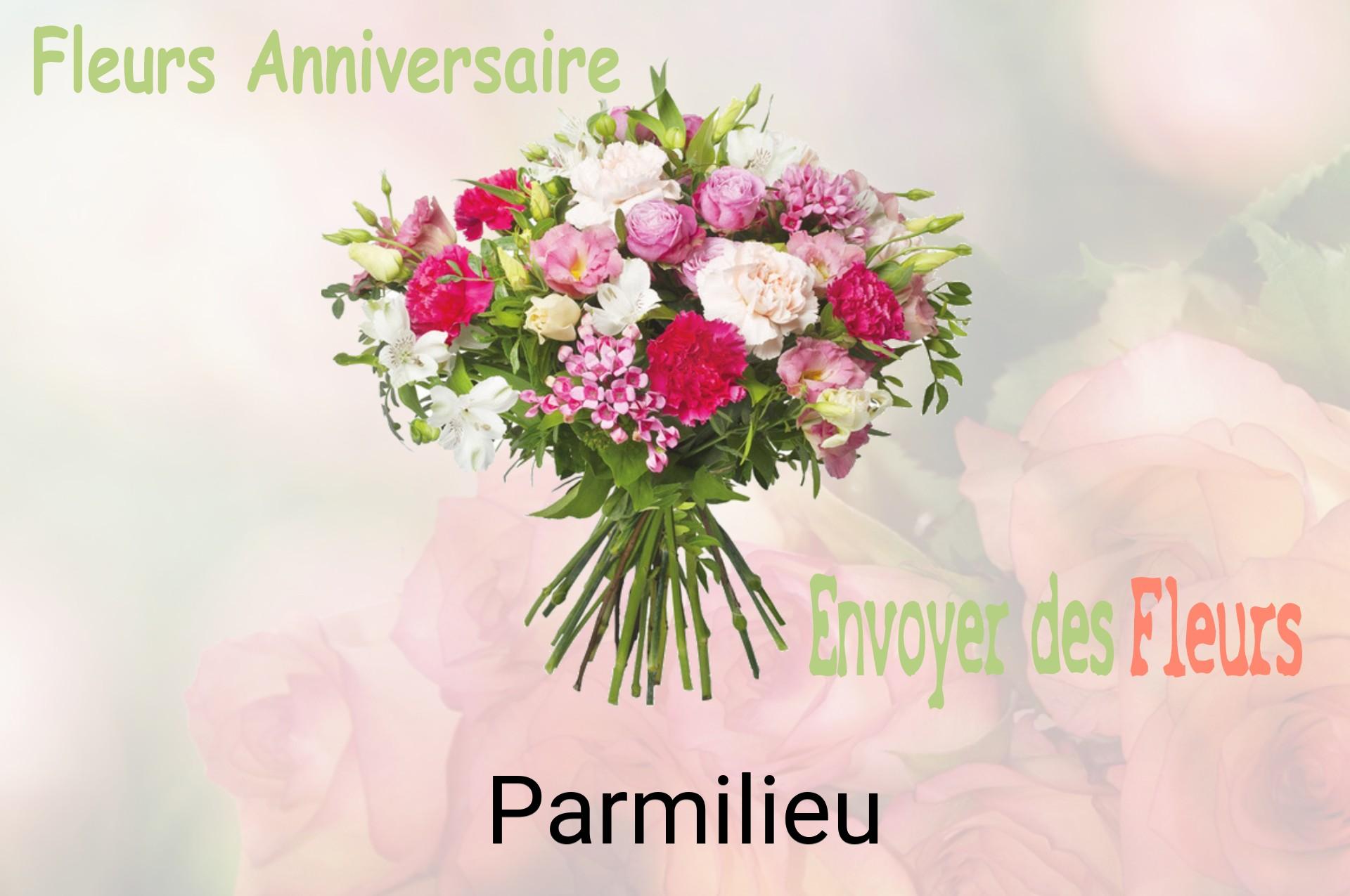 Bouquet de fleurs d’anniversaire livré à Parmilieu